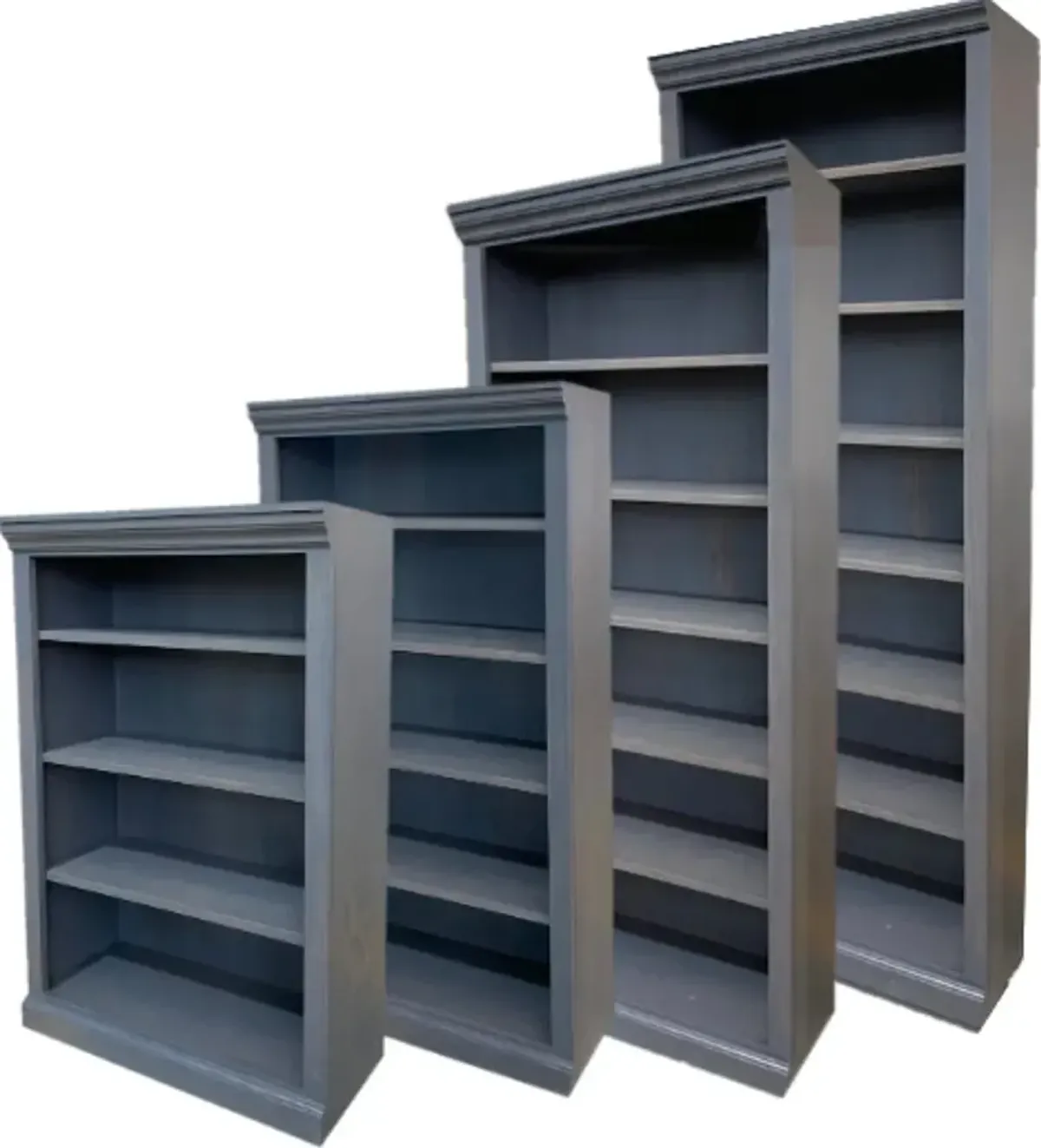 Jackson Gray Wash 48 Inch Bookcase