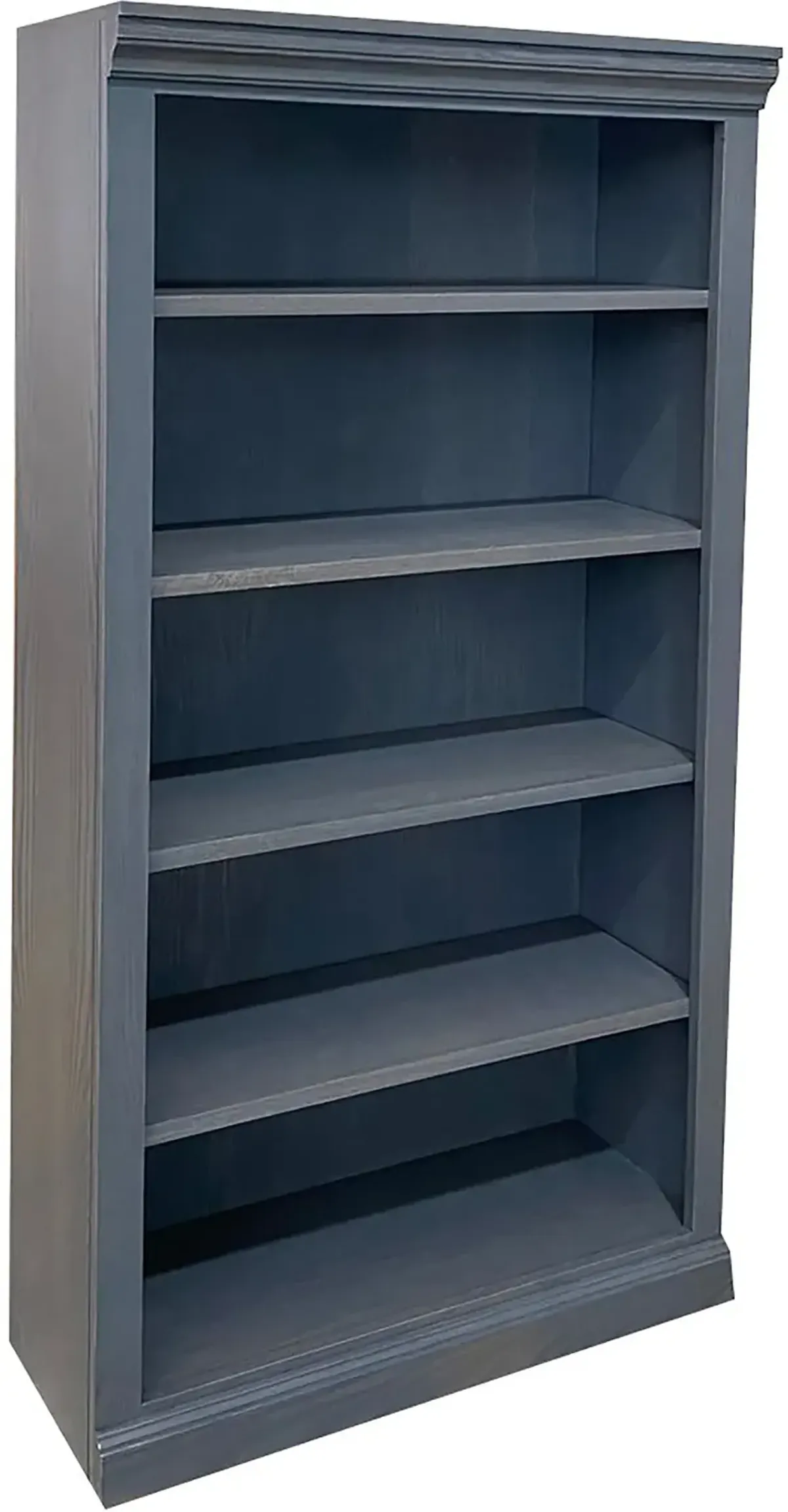 Jackson Gray Wash 60 Inch Bookcase