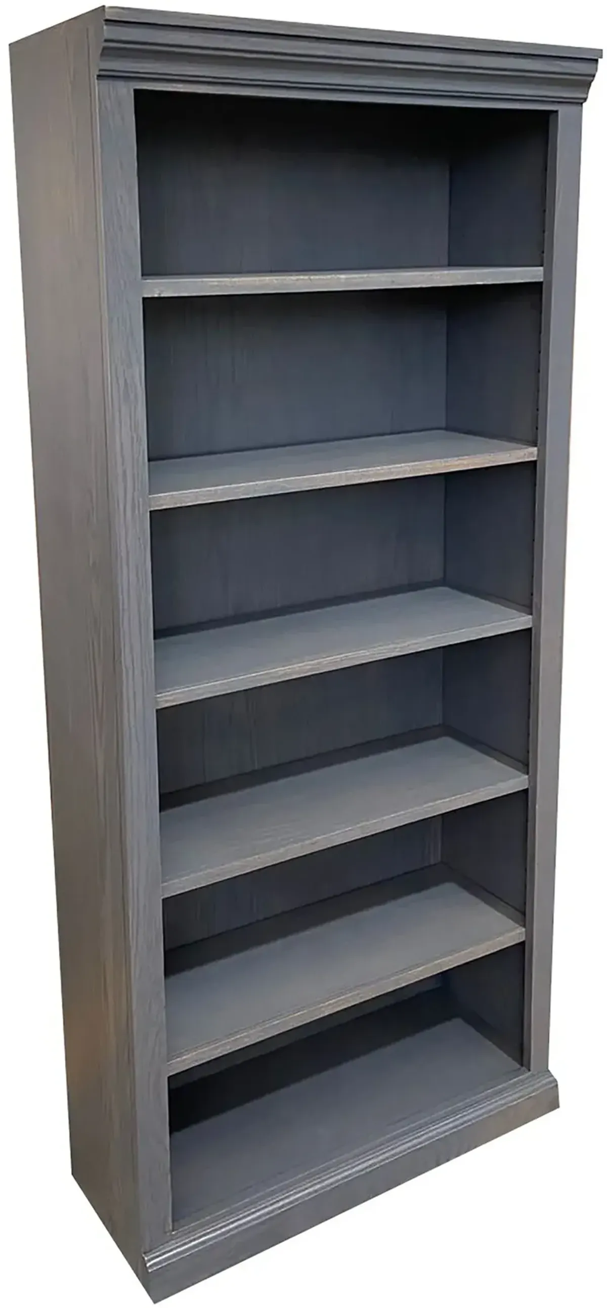 Jackson Gray Wash 72 Inch Bookcase