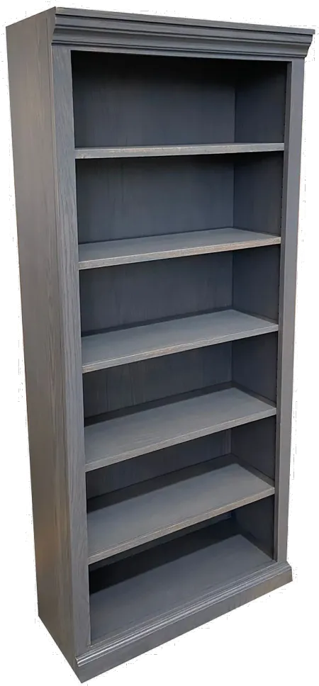 Jackson Gray Wash 72 Inch Bookcase