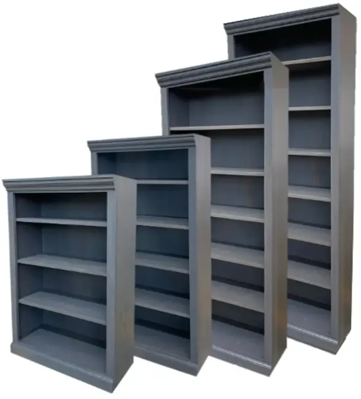 Jackson Gray Wash 84" Bookcase