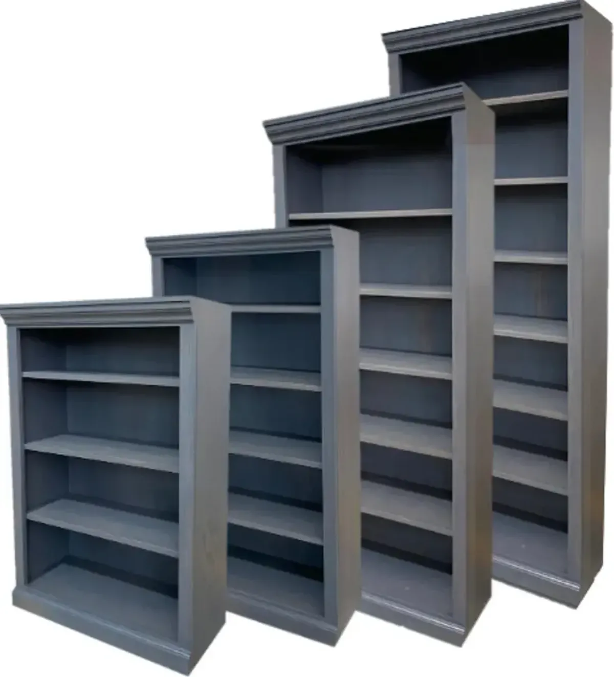 Jackson Gray Wash 84 Inch Bookcase