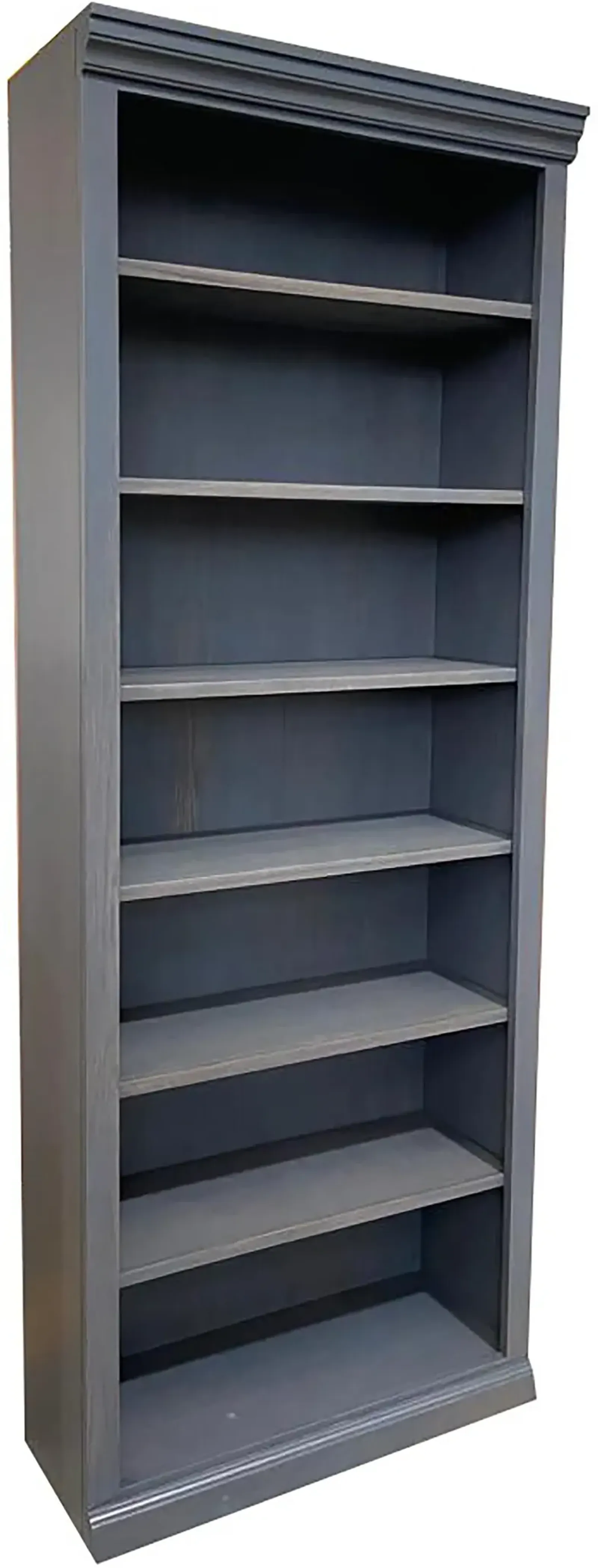 Jackson Gray Wash 84 Inch Bookcase