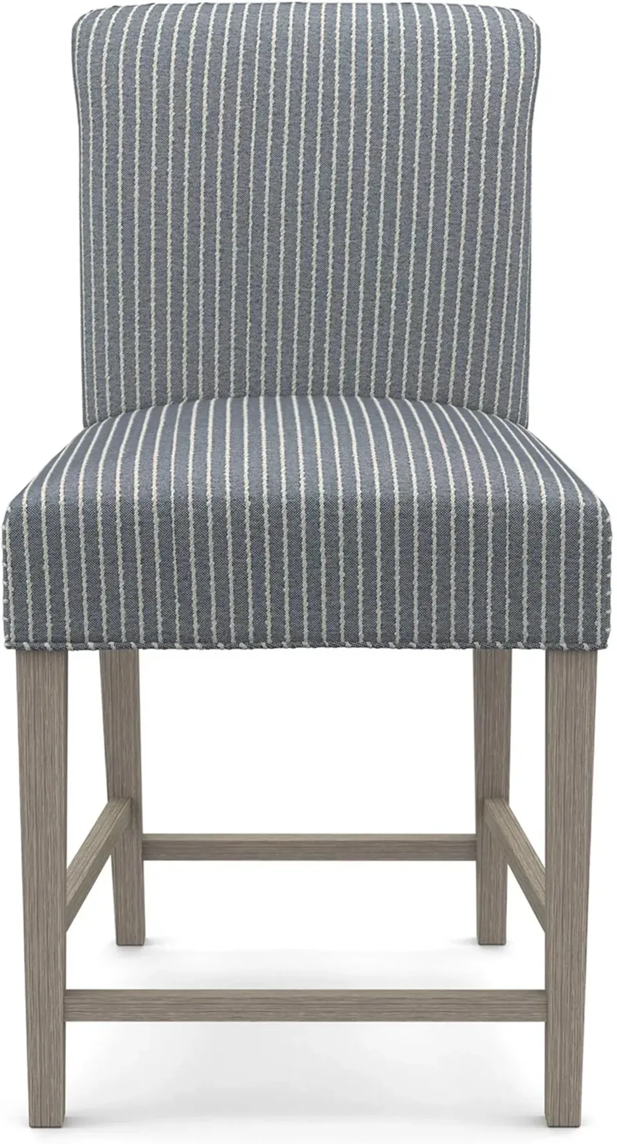 Sebra Chambray Striped Counter Height Stool