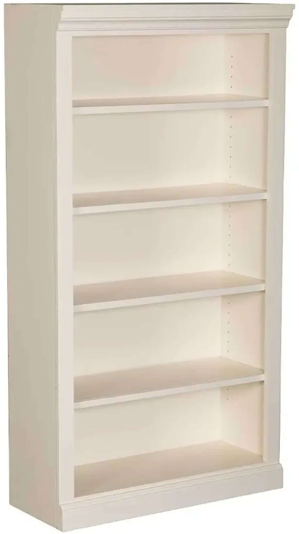 Jackson White Wash 60 Inch Bookcase