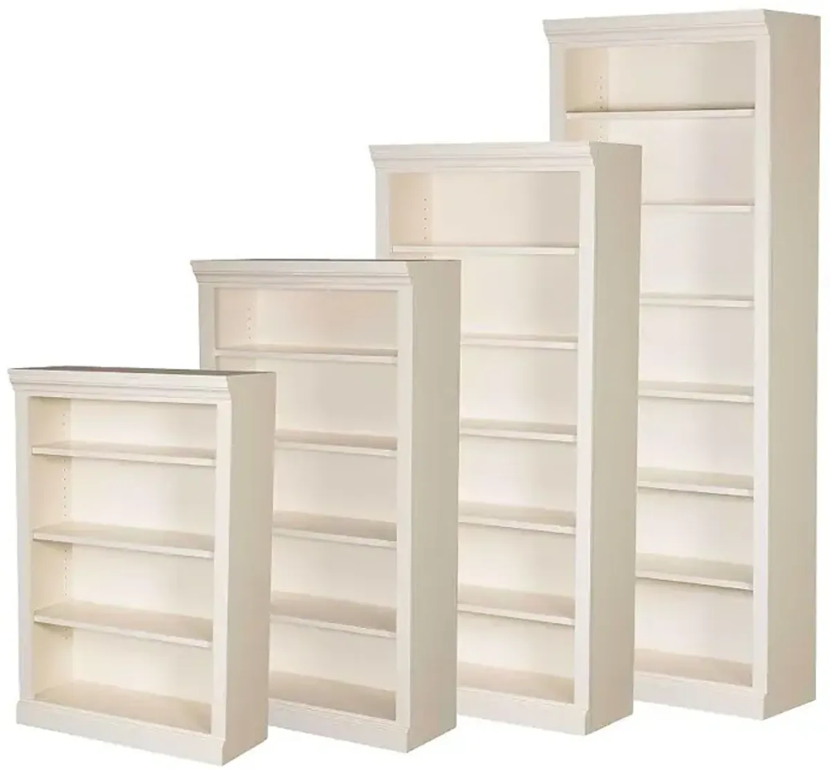 Jackson White Wash 72" Bookcase