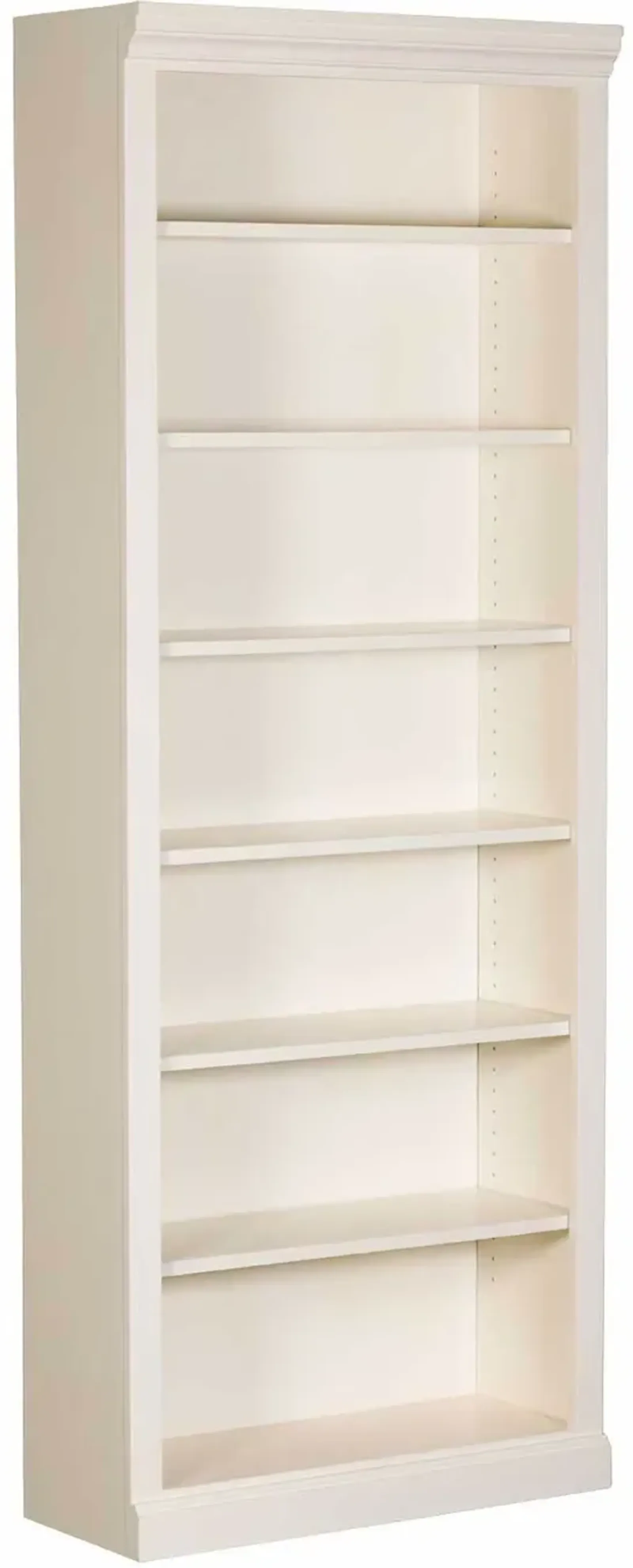 Jackson White Wash 84 Inch Bookcase