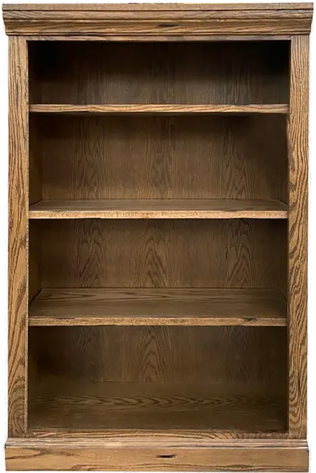 Jackson Rustic Oak 48 Inch Bookcase