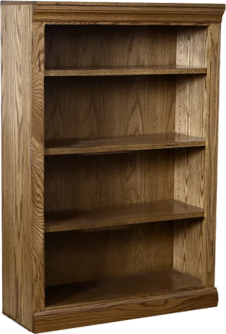 Jackson Rustic Oak 48 Inch Bookcase