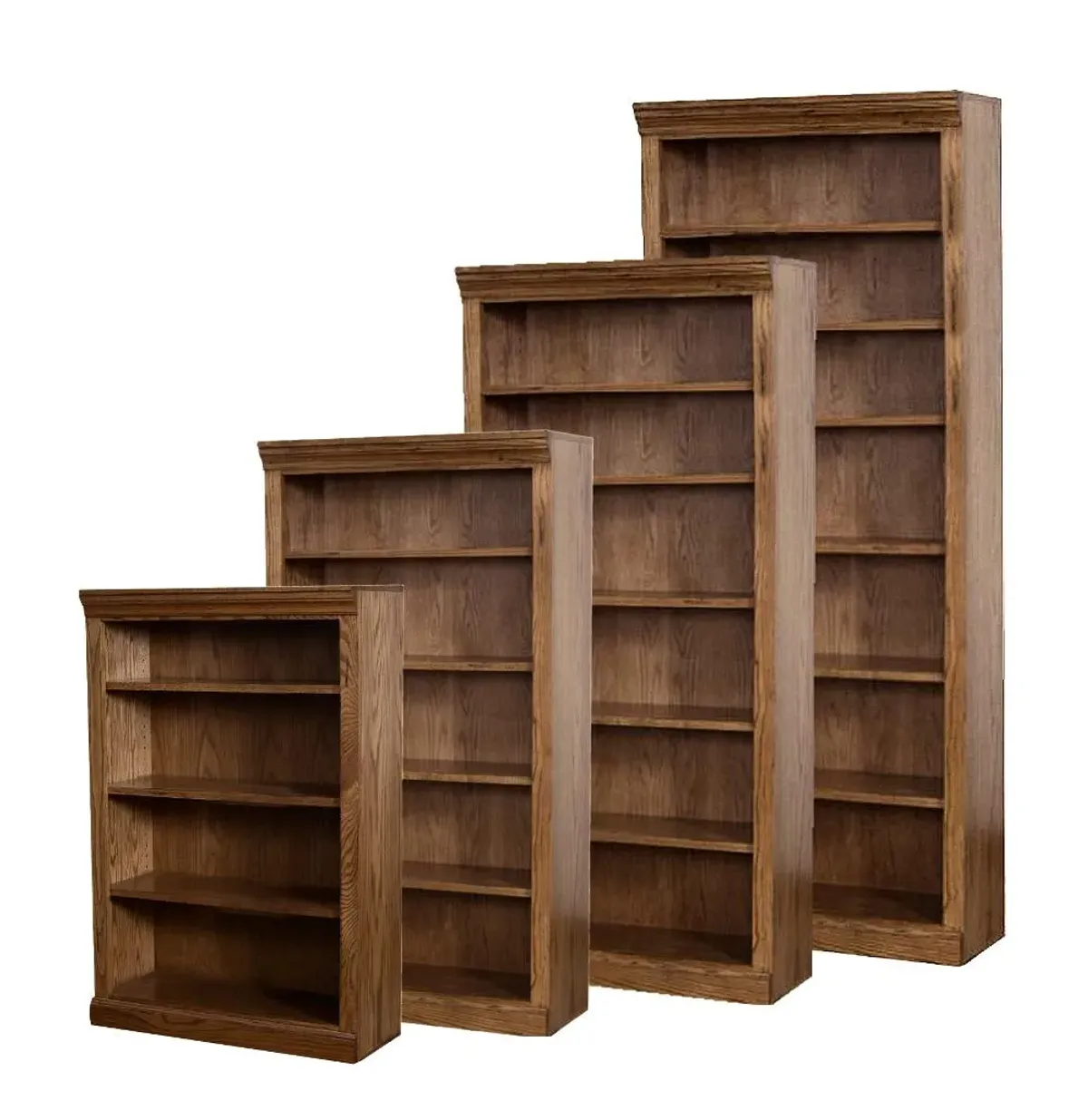 Jackson Rustic Oak 60" Bookcase