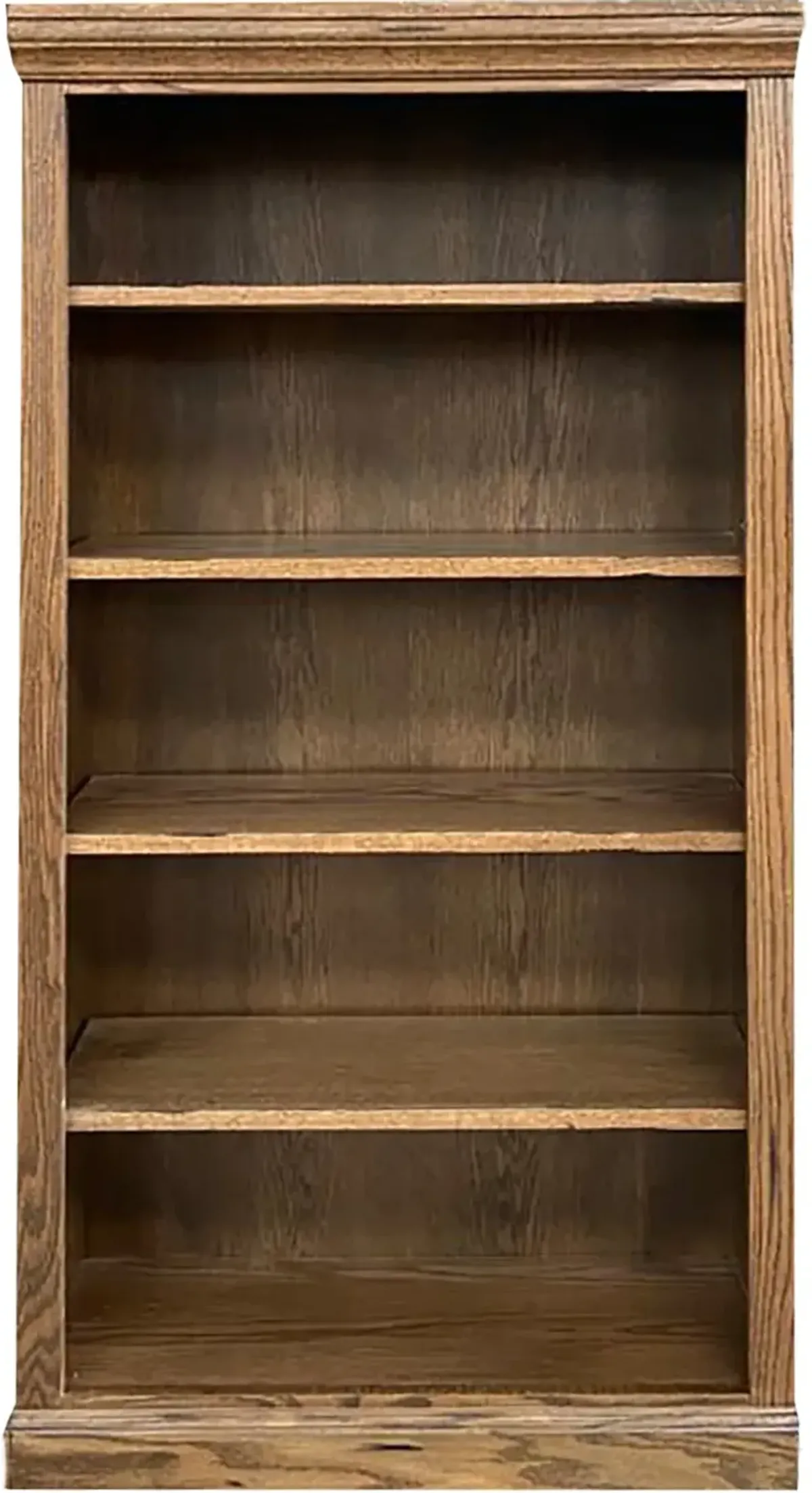 Jackson Rustic Oak 60 Inch Bookcase