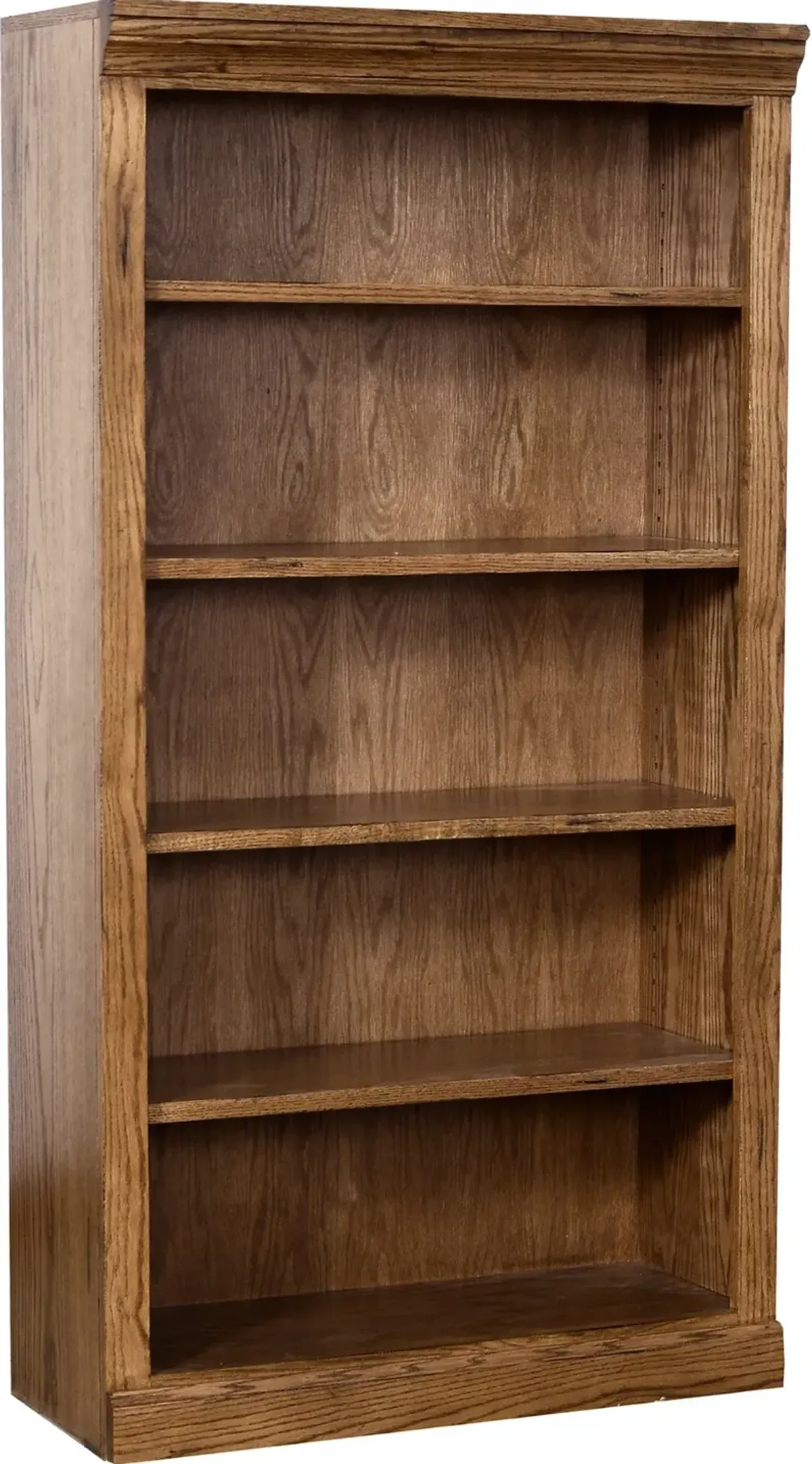 Jackson Rustic Oak 60 Inch Bookcase