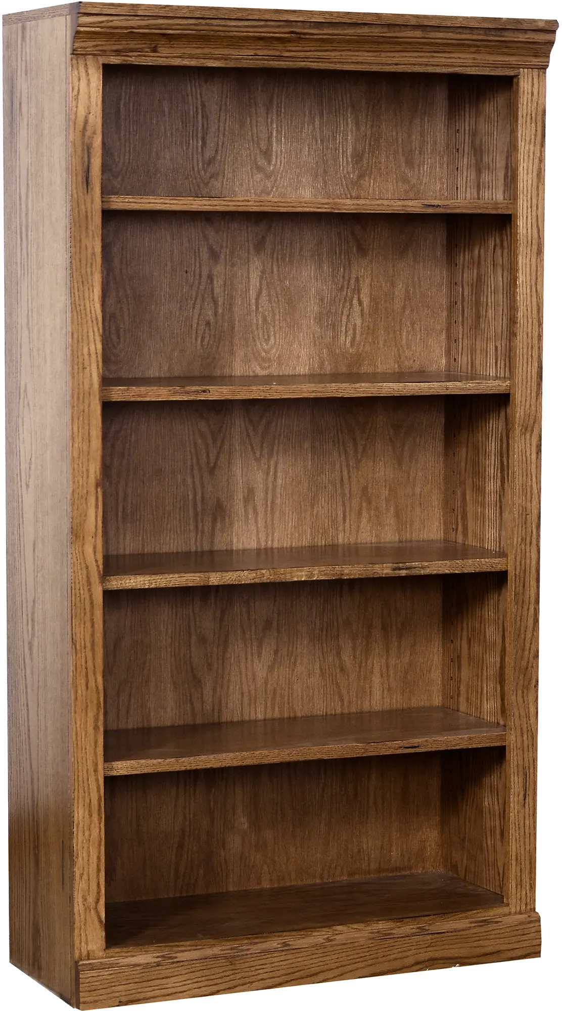 Jackson Rustic Oak 60 Inch Bookcase