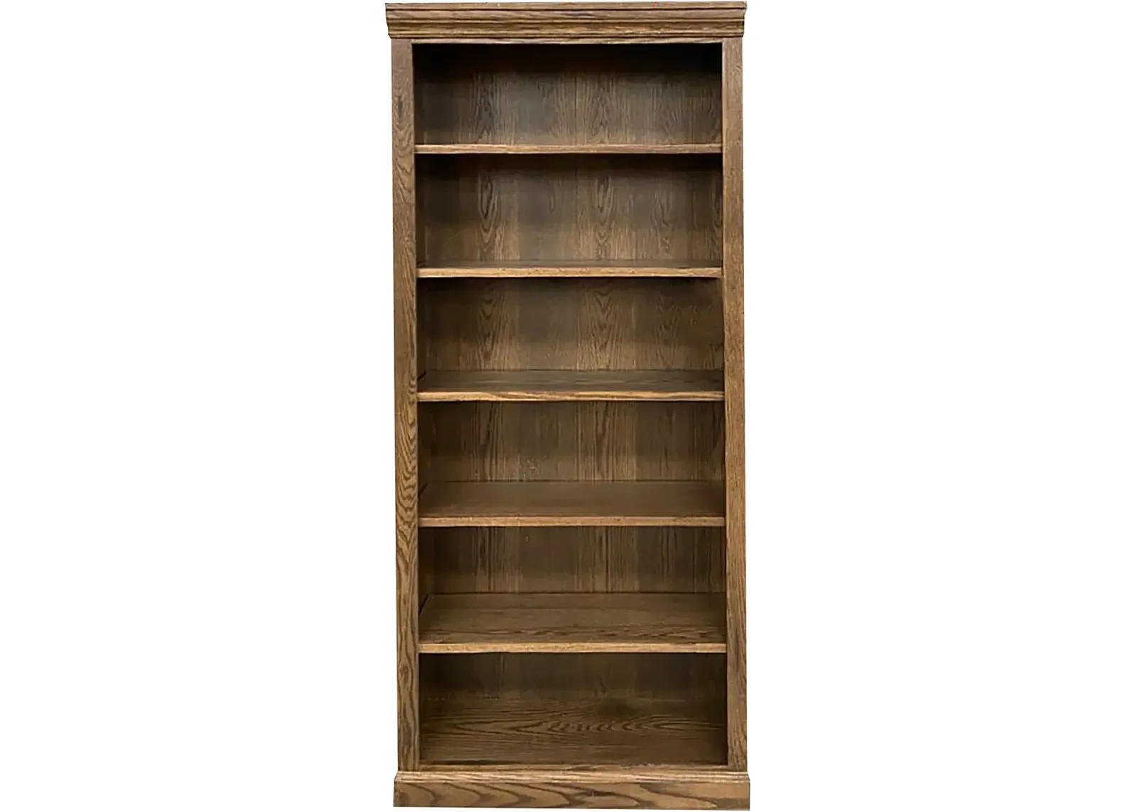 Jackson Rustic Oak 72 Inch Bookcase