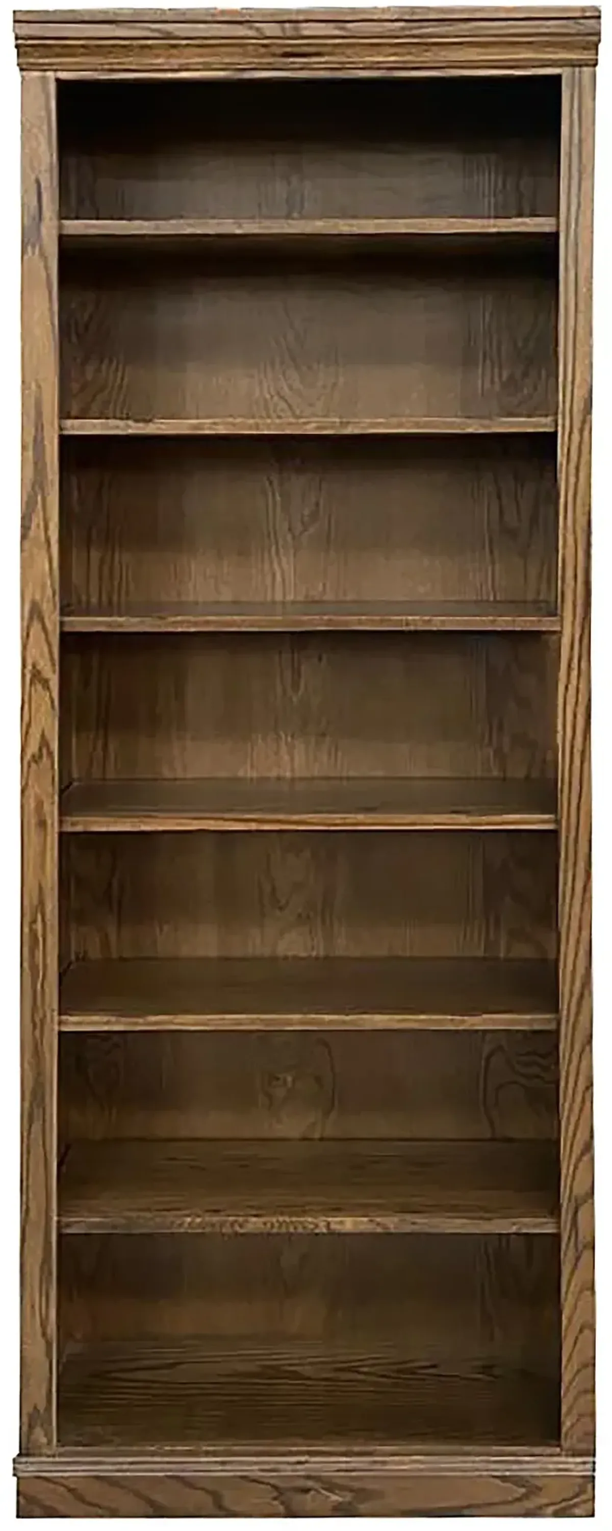 Jackson Rustic Oak 84" Bookcase