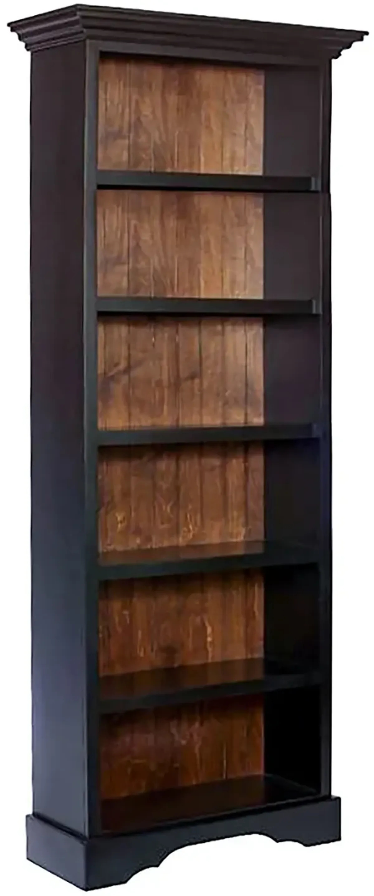 Eton 90" Black Oak Bookcase