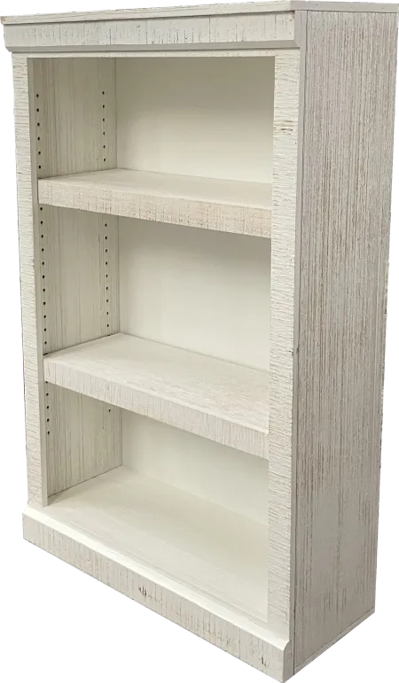 Delta 48 Inch Rustic White Bookcase