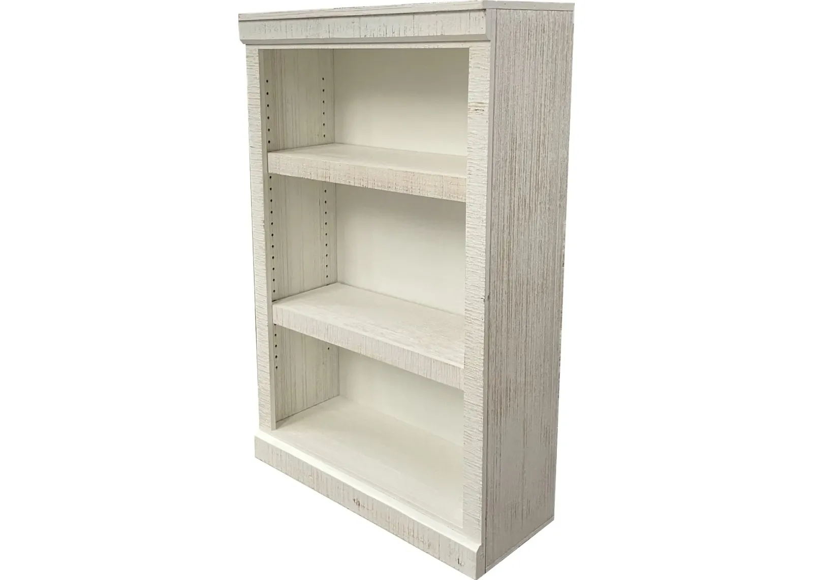 Delta 48 Inch Rustic White Bookcase