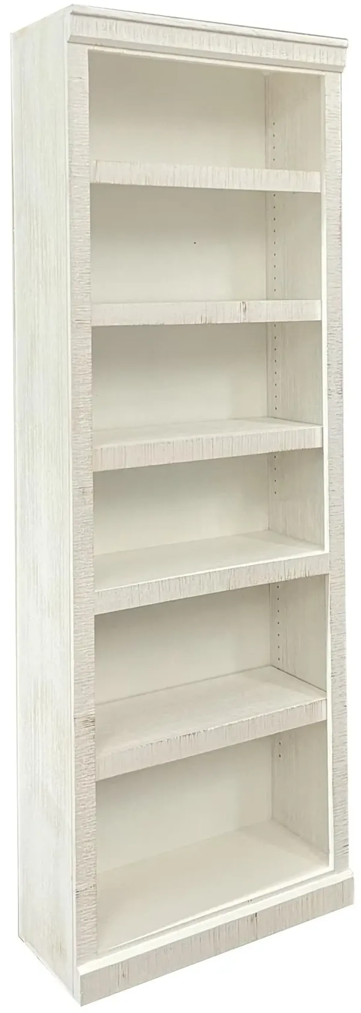 Delta 84" White Bookcase