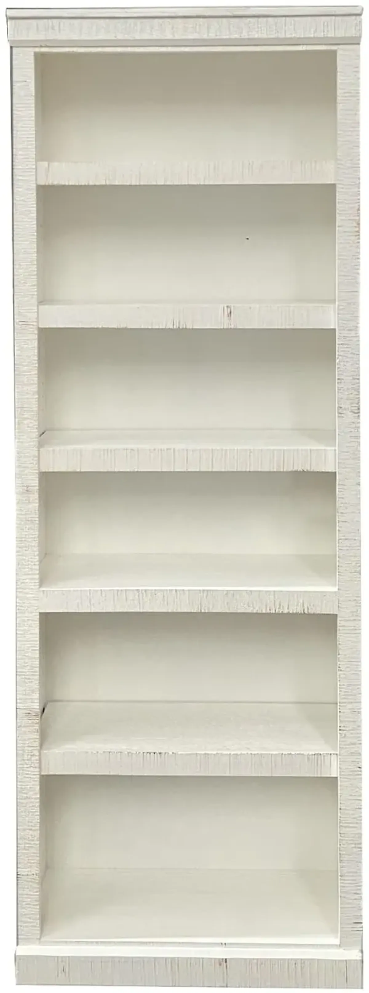 Delta 84" White Bookcase