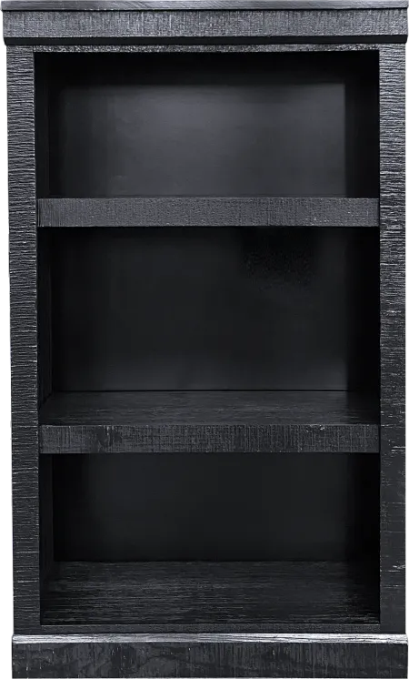 Delta 48 Inch Rustic Black Bookcase