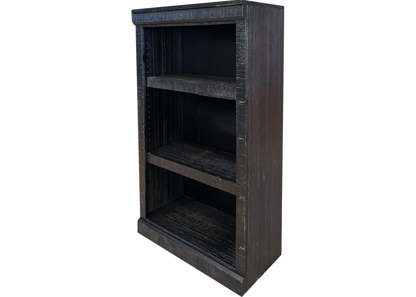 Delta 48 Inch Rustic Black Bookcase