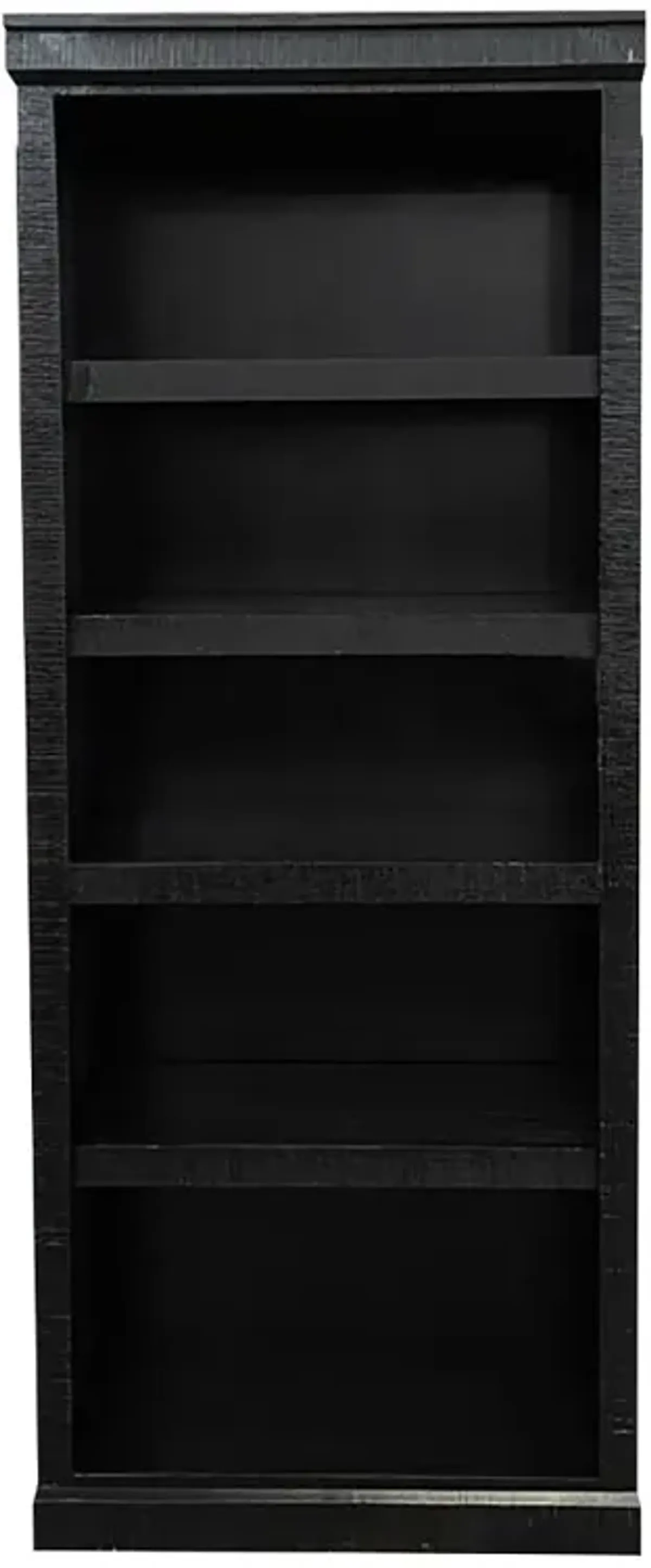 Delta 72" Black Bookcase
