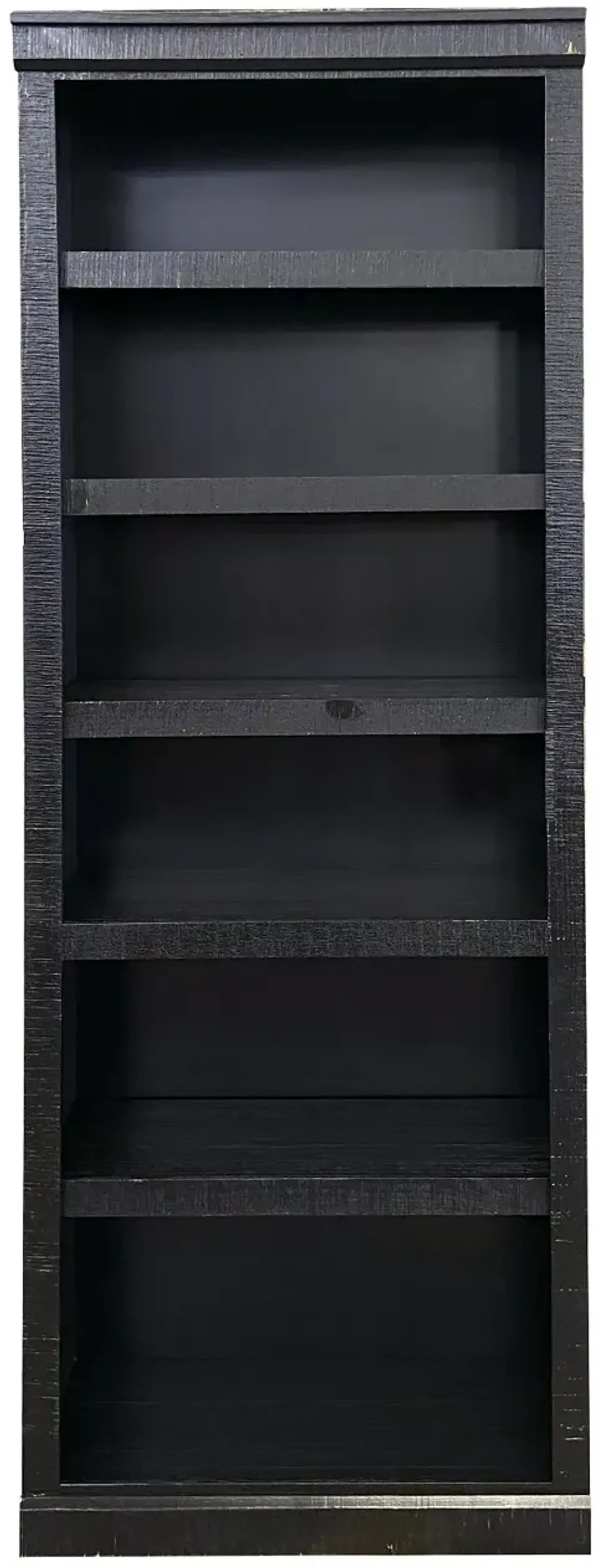 Delta 84" Black Bookcase