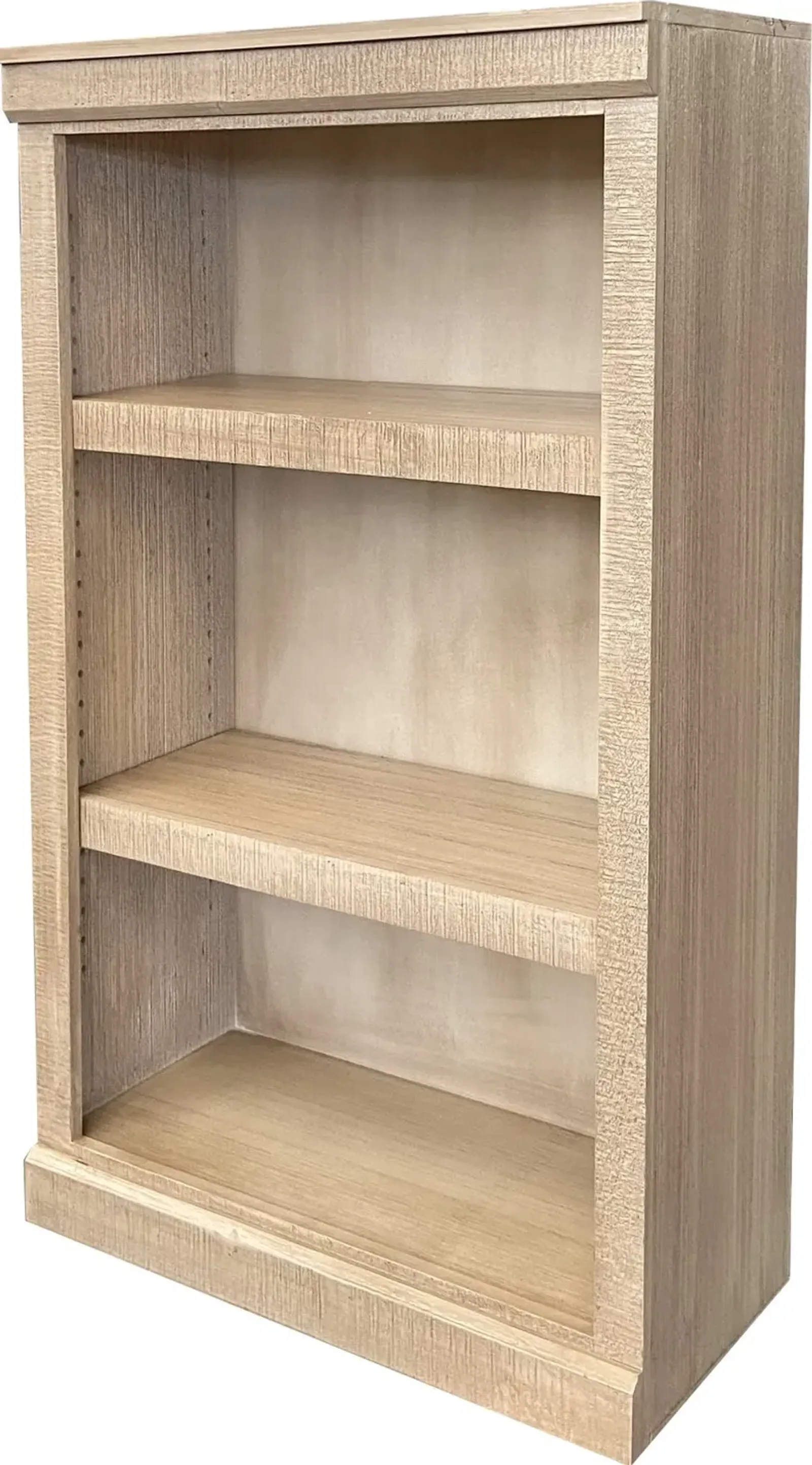 Delta 48 Inch Rustic White Glaze Bookcase