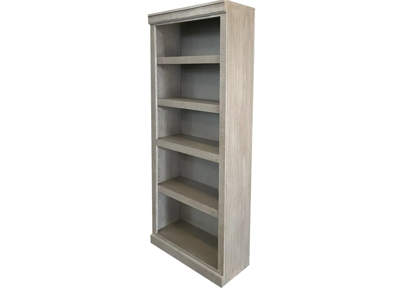 Delta 72 Inch Rustic Black Bookcase