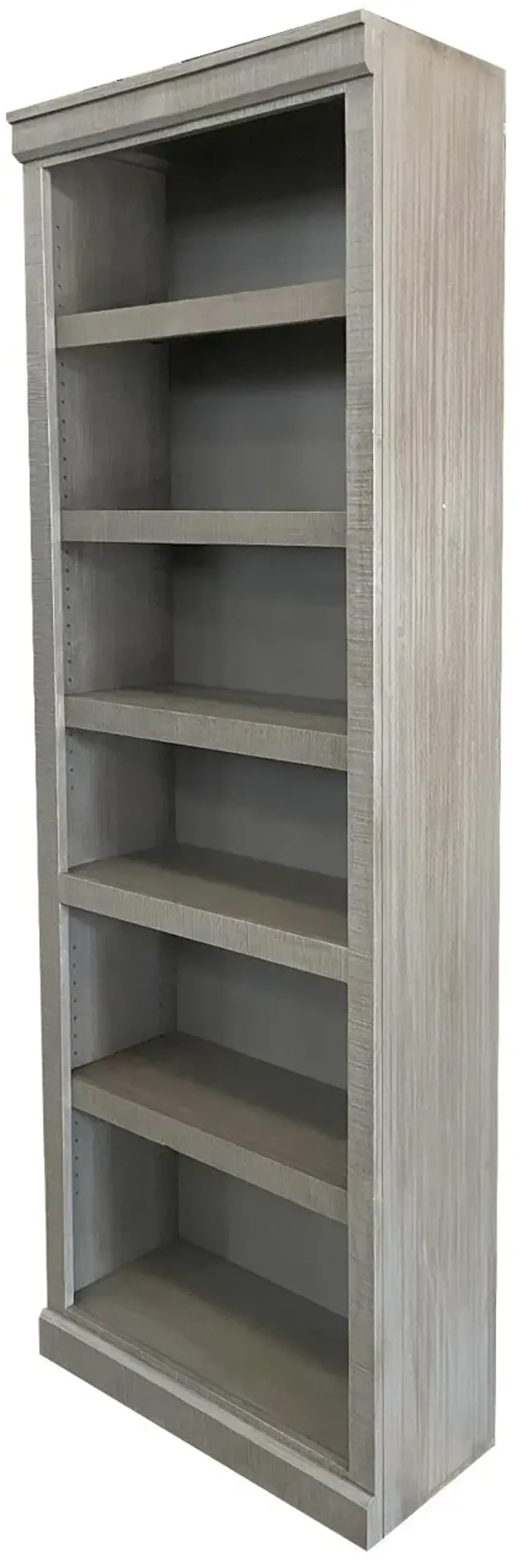 Delta 84" Gray Bookcase
