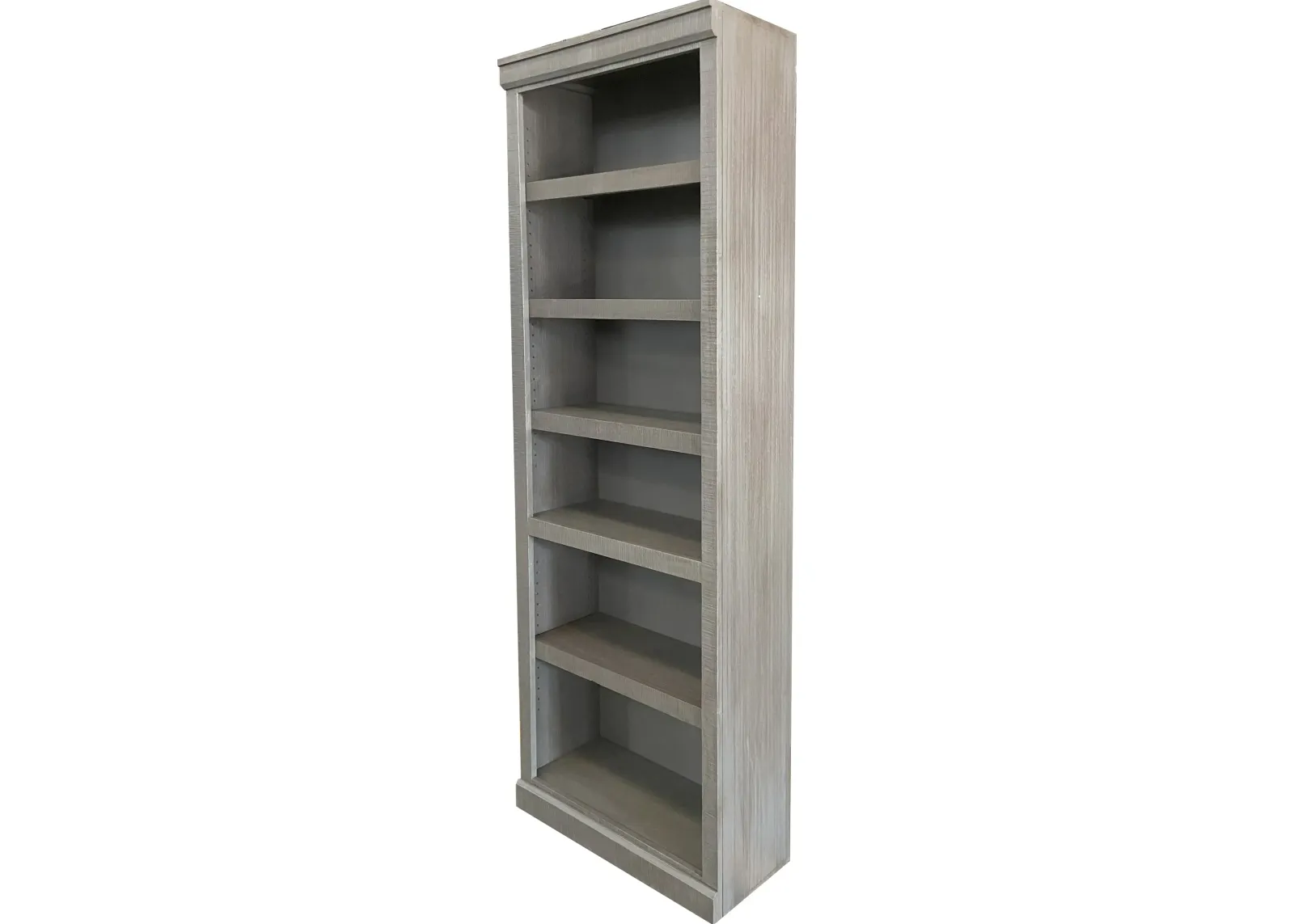 Delta 84 Inch Rustic Black Bookcase