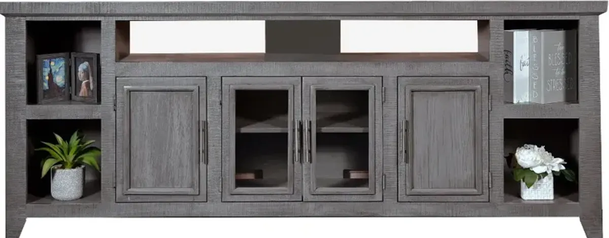 Heath Gray 85" TV Stand