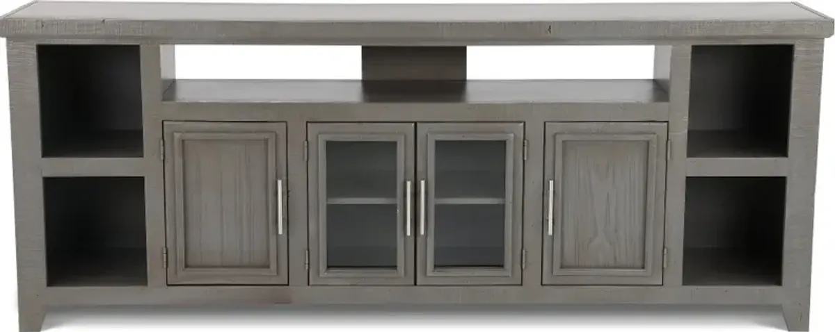 Heath Gray 85" TV Stand