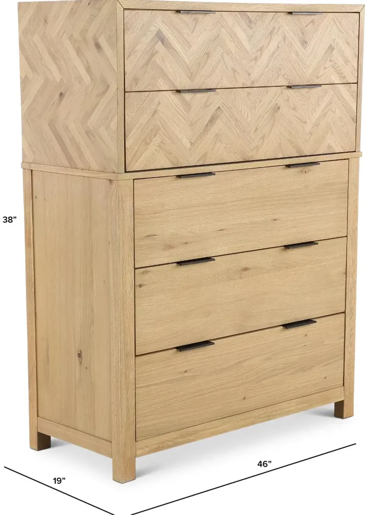 Geneva Oak Chest of Drawers