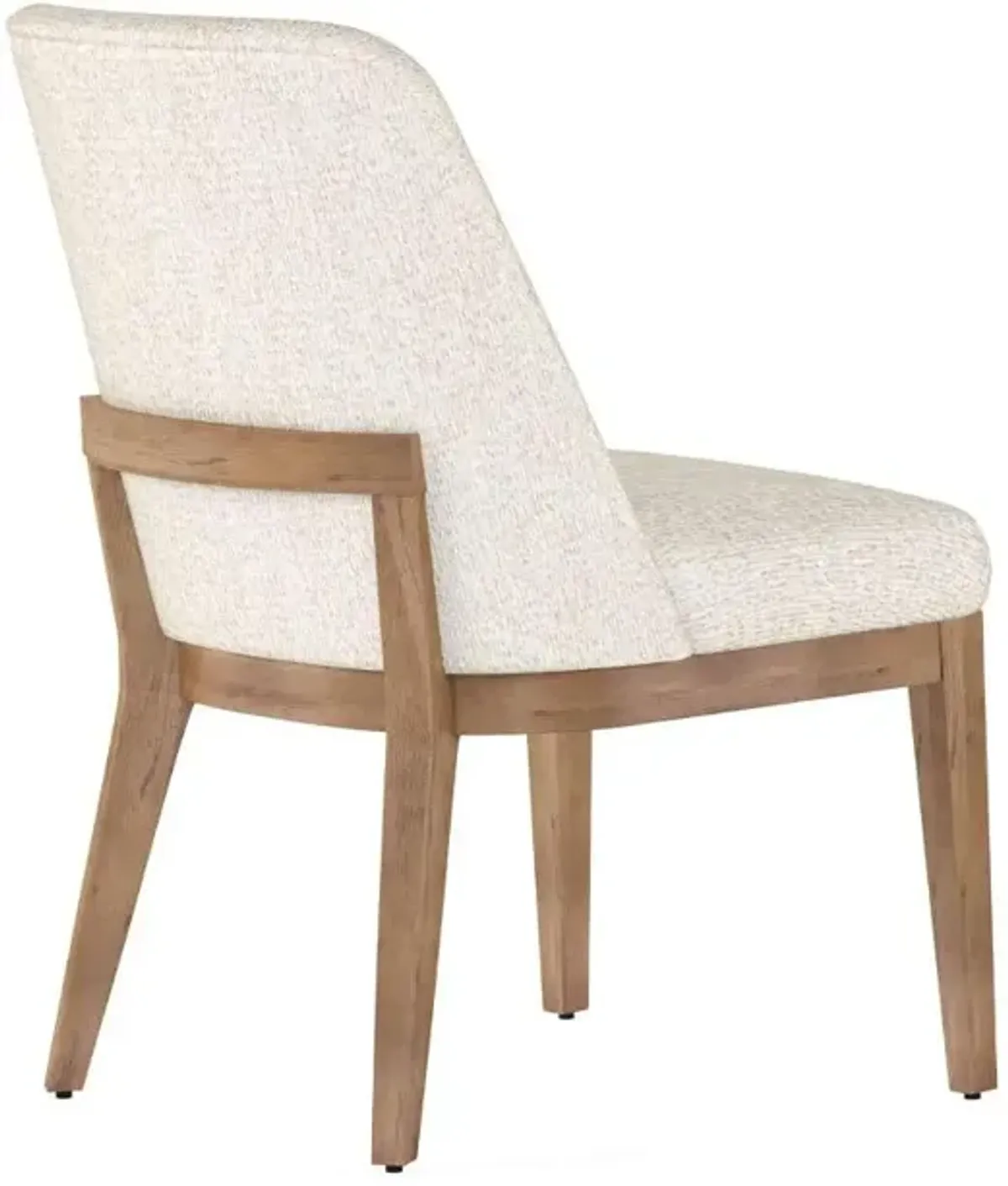 Portico Oak and White Upholstered Side Chair