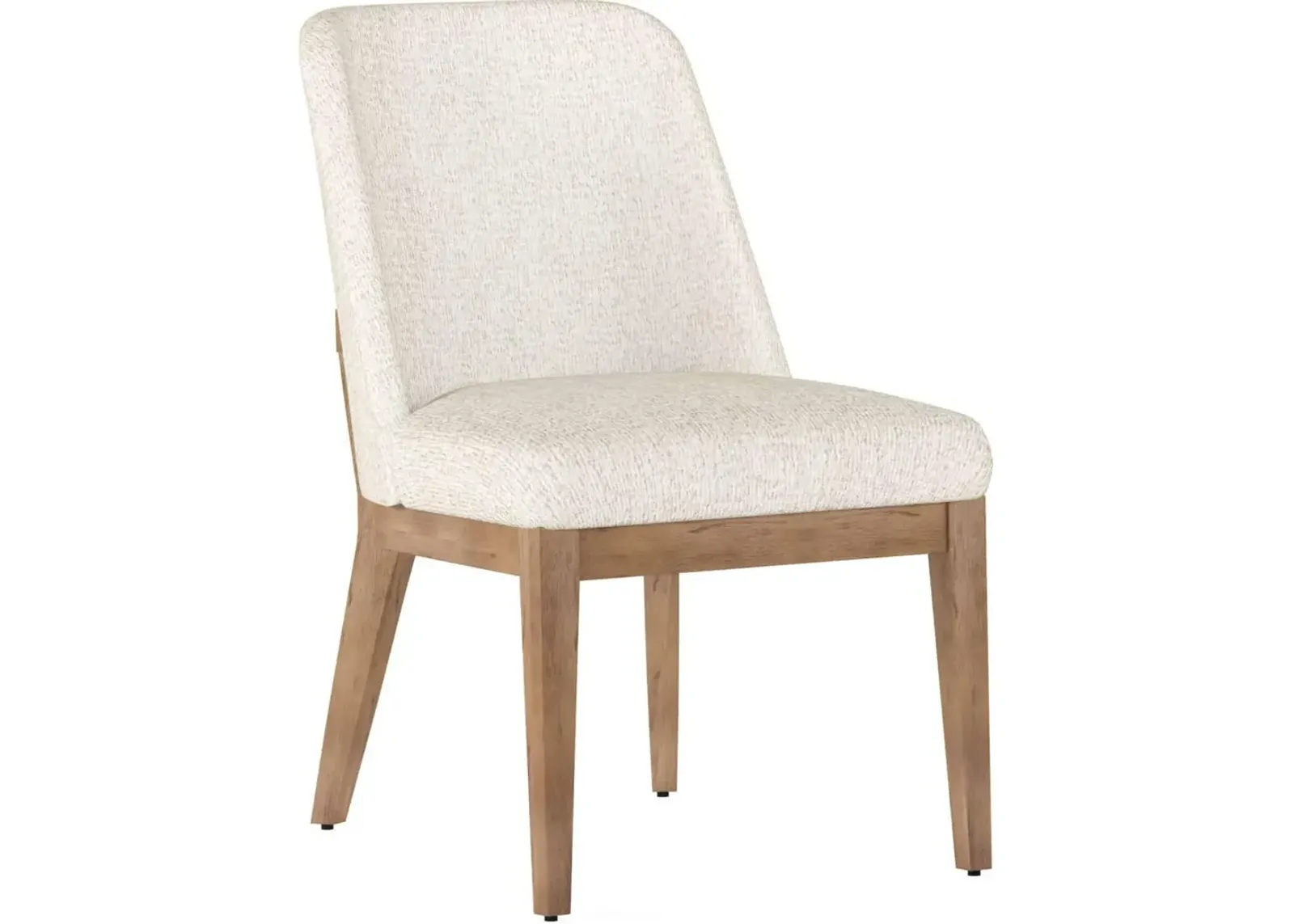 Portico Oak and White Upholstered Side Chair