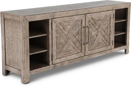 Skyview Lodge Rustic Brown 75" TV Stand