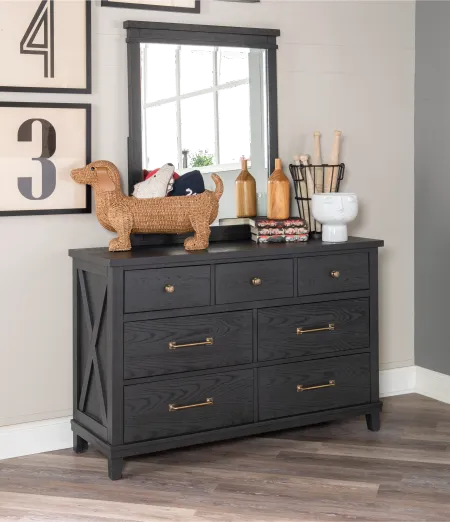 Flatiron Black Dresser