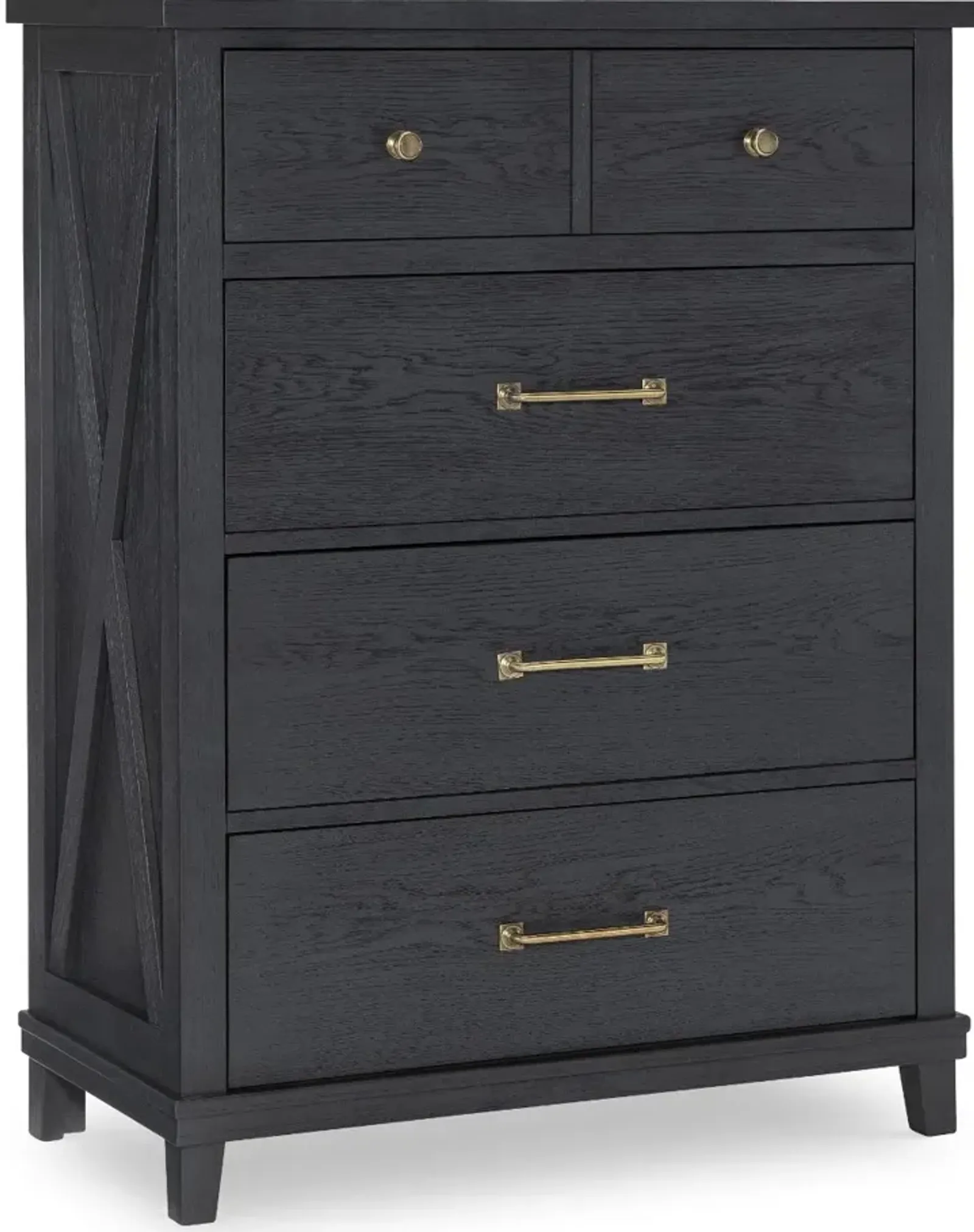 Flatiron Black Chest of Drawers