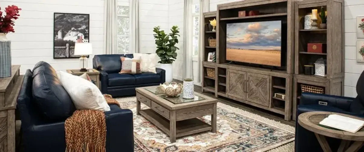 Skyview Lodge Rustic Brown Coffee Table