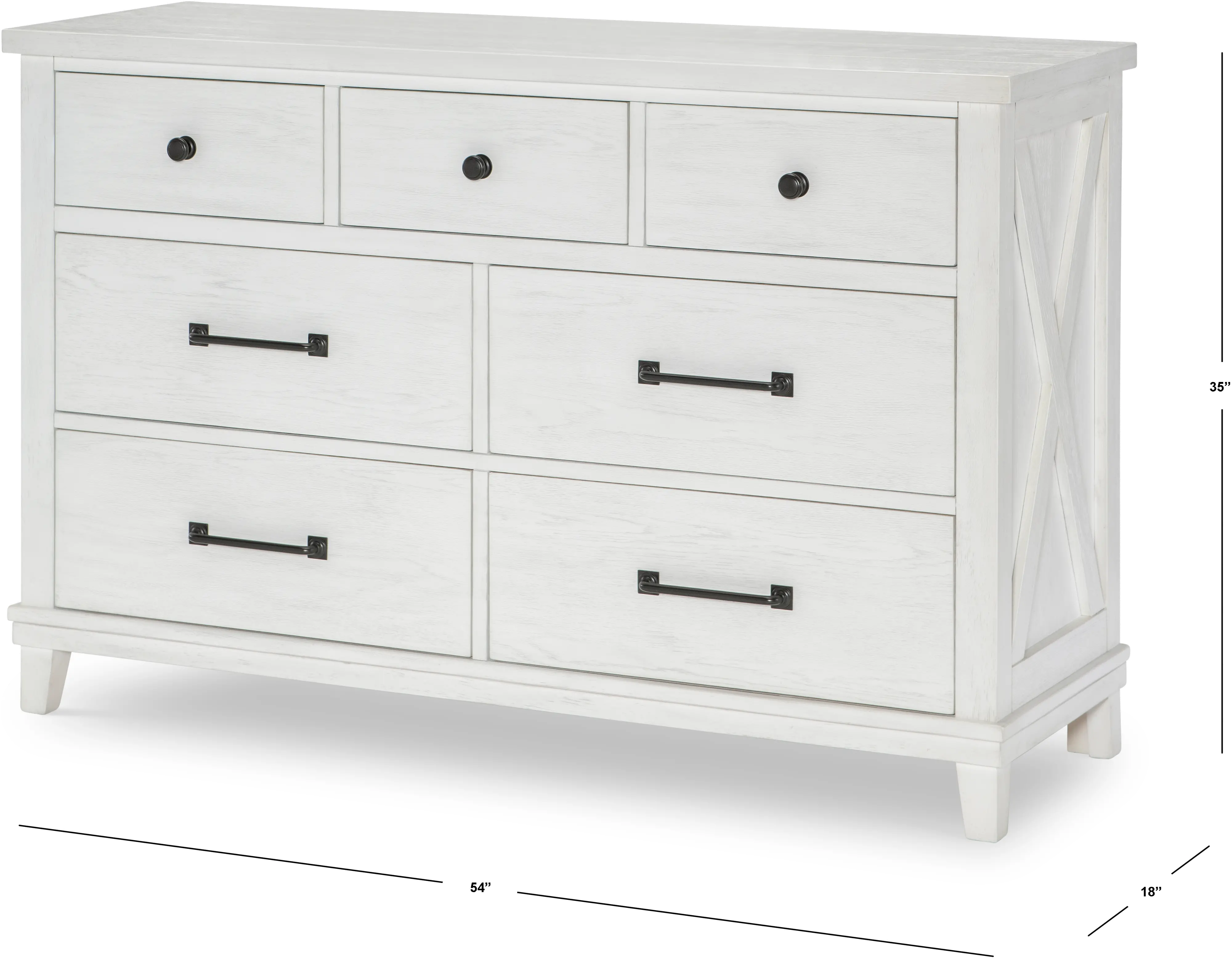 Flatiron White Dresser