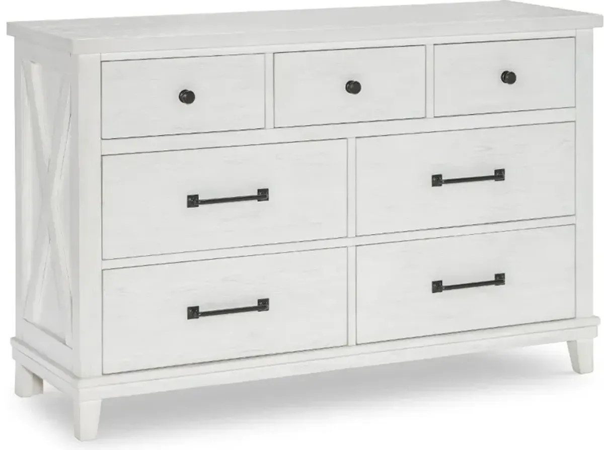 Flatiron White Dresser