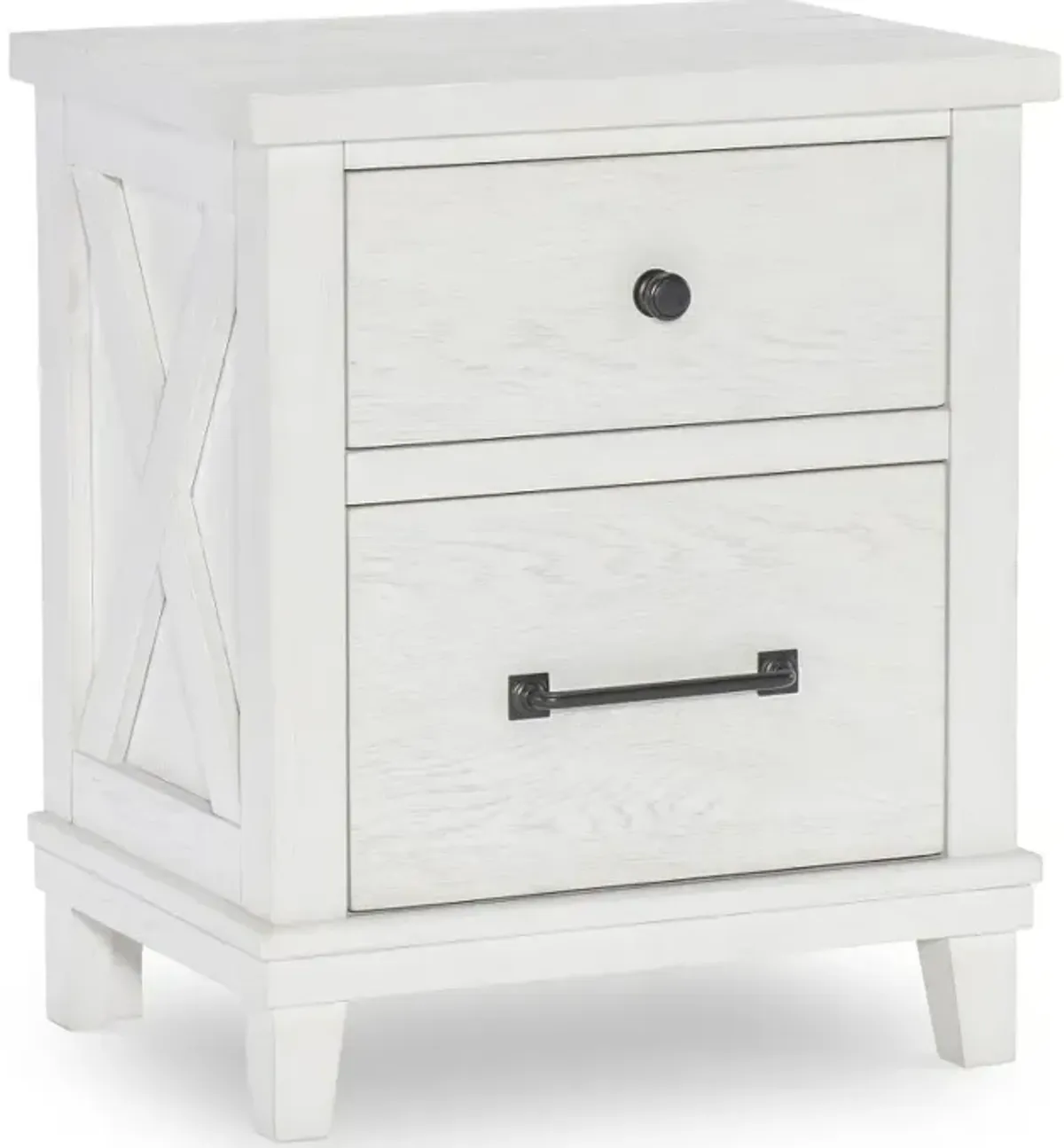 Flatiron White Nightstand