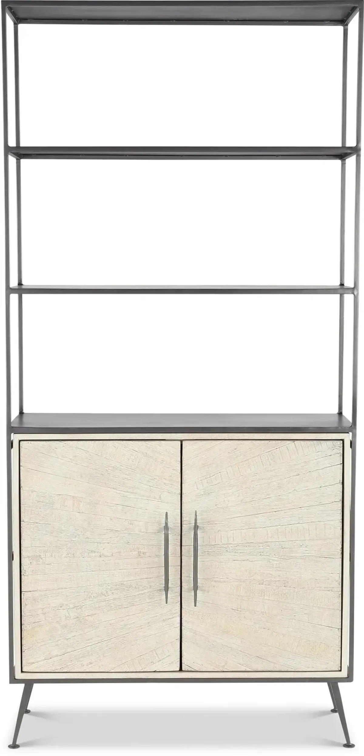 Mala Weathered White Bookcase