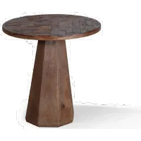 Upton Rustic Brown End Table
