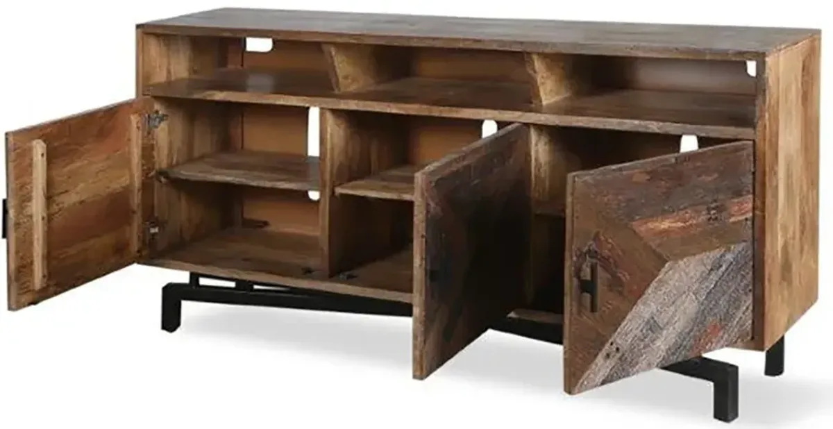 Upton Rustic Brown 69" TV Stand