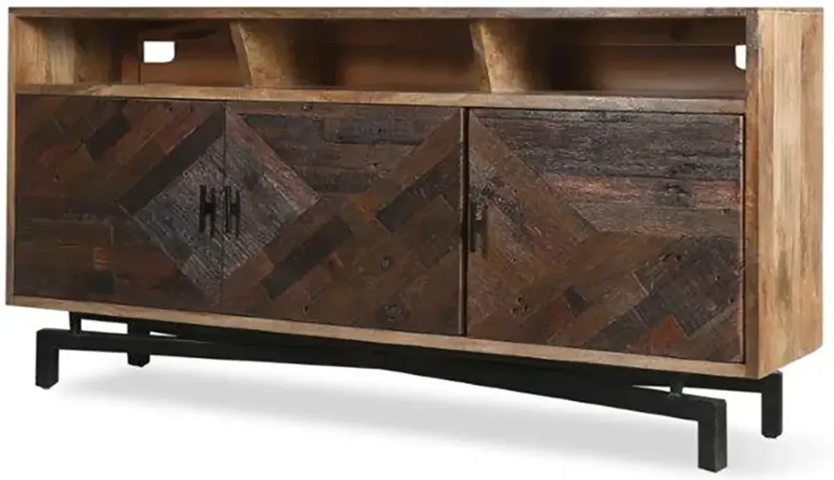 Upton Rustic Brown 69" TV Stand