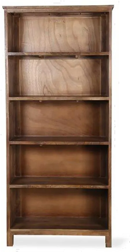 Upton Rustic Brown Bookcase