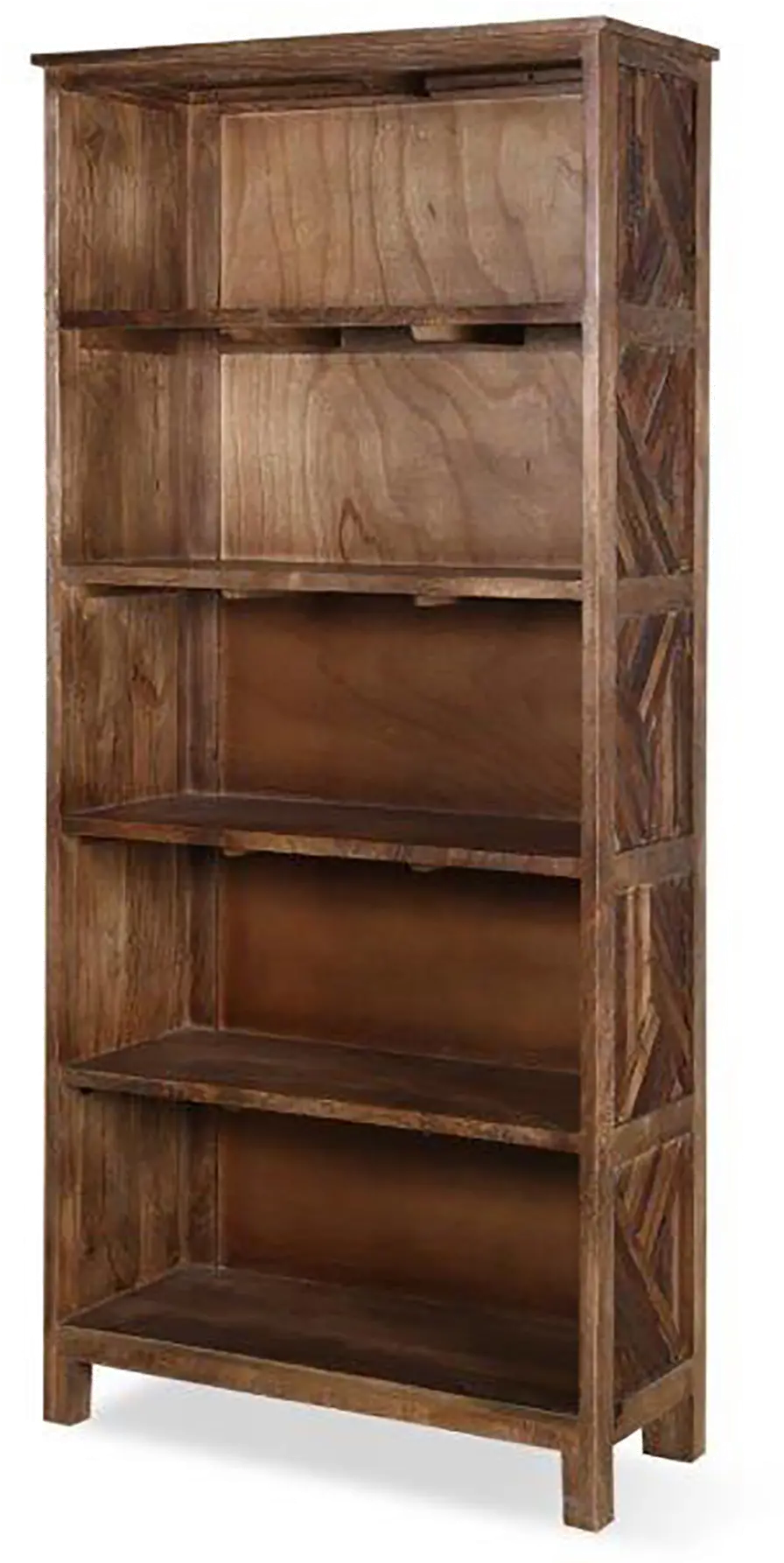 Upton Rustic Brown Bookcase